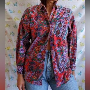 Vintage Wrangler Button Down Shirt